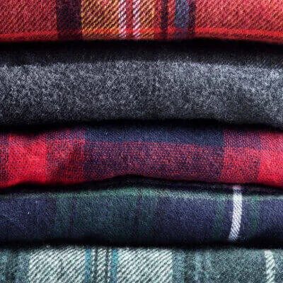 Wool fabric providing natural insulation for cold-weather apparel manufacturing by Hesson Apparel