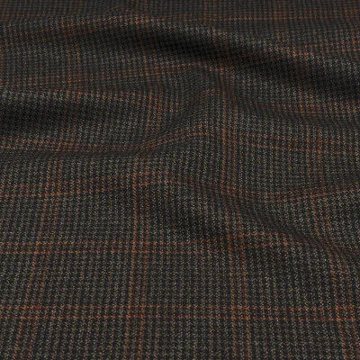 Tweed fabric with coarse woven texture for heritage apparel manufacturing by Hesson Apparel