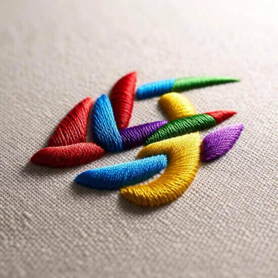 3D embroidery creating raised and dimensional logo detailing on apparel by Hesson Apparel