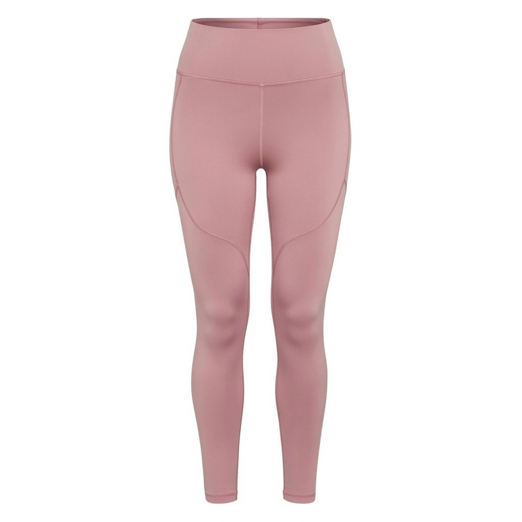 Custom 7/8 length leggings manufactured with sculpting stretch fabric for fitness brands.