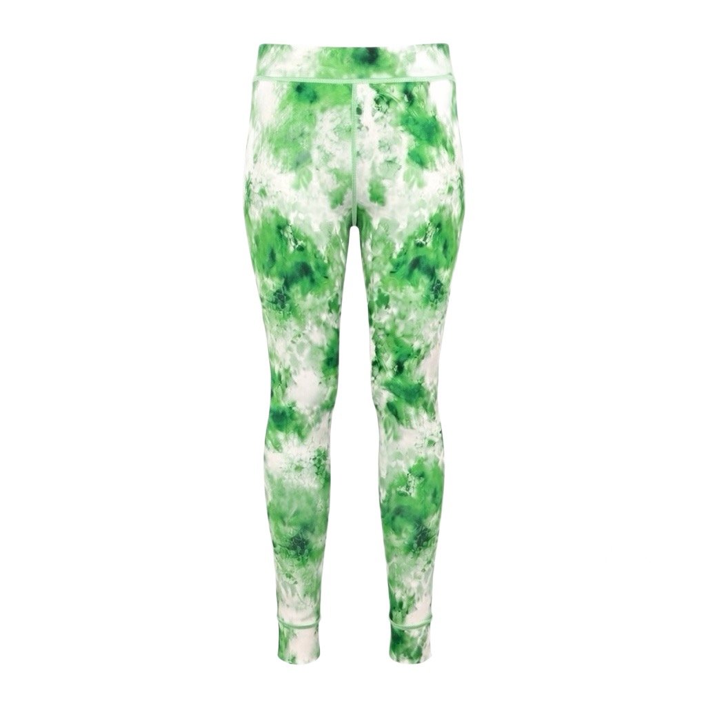 Custom mid-rise full-length leggings manufactured with moisture-wicking stretch fabric for activewear brands.