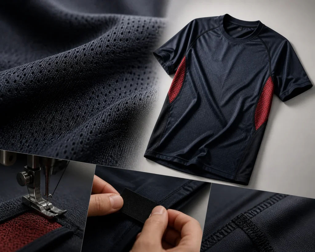 Sportswear manufacturer creating custom athletic apparel and teamwear solutions for global brands