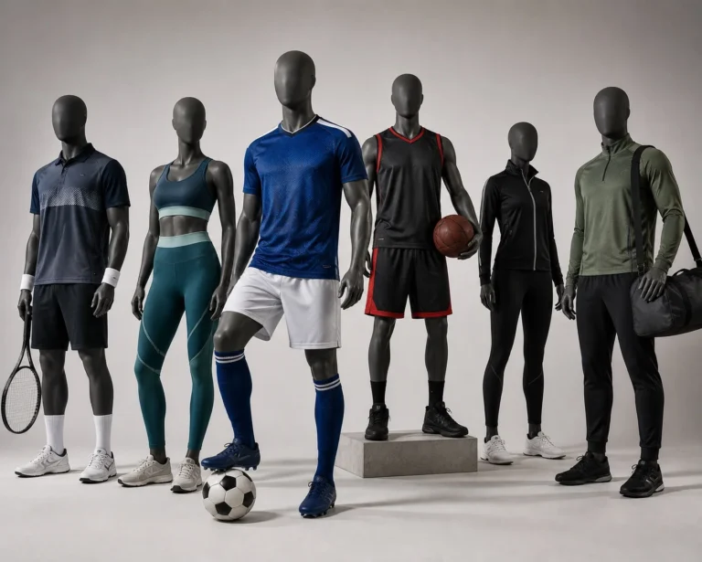 Sportswear manufacturer creating custom athletic apparel and teamwear solutions for global brands