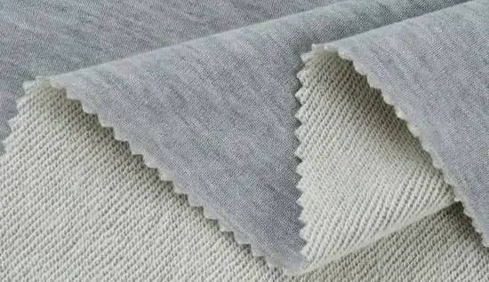 French terry fabric used in everyday apparel manufacturing by Hesson Apparel