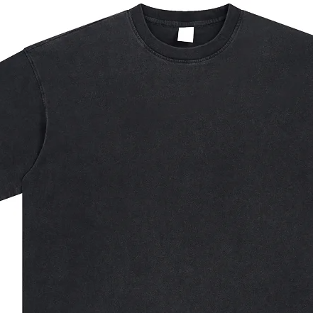 Enzyme wash fabric finish creating unique color patterns on apparel by Hesson Apparel