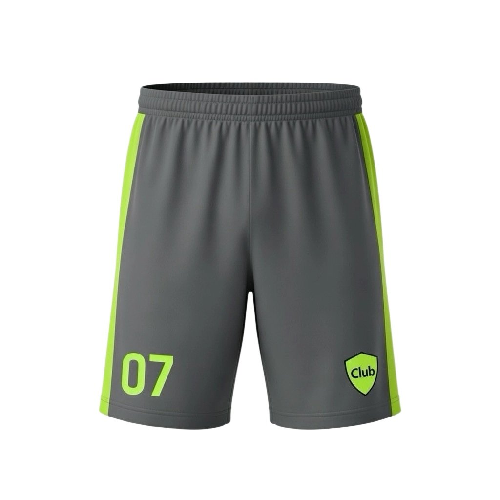 Custom Training Football Shorts manufactured with performance fabrics for football teams and sportswear brands.
