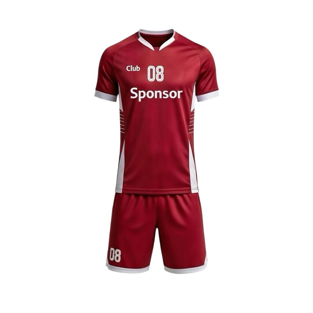 Custom Standard Football Team Kit manufactured with performance fabrics for football teams and sportswear brands.