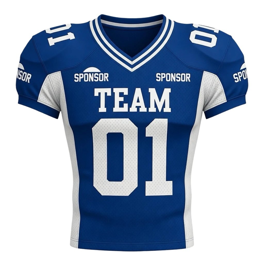 Custom Match American Football Jersey manufactured with performance fabrics for american football teams and sportswear brands.