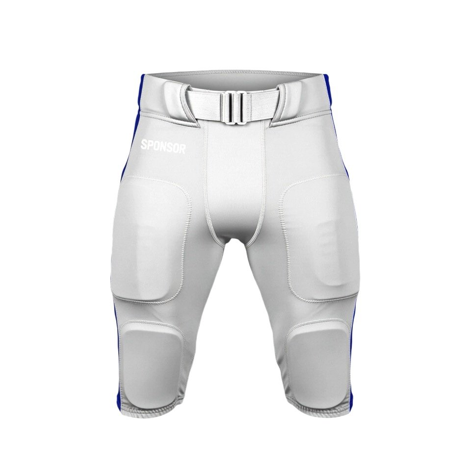 Custom Integrated American Football Pants manufactured with performance fabrics for american football teams and sportswear brands.