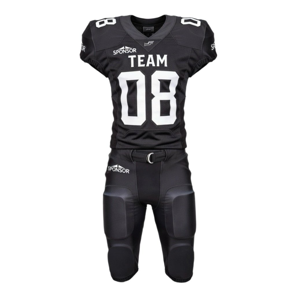Custom Standard American Football Kit manufactured with performance fabrics for american football teams and sportswear brands.