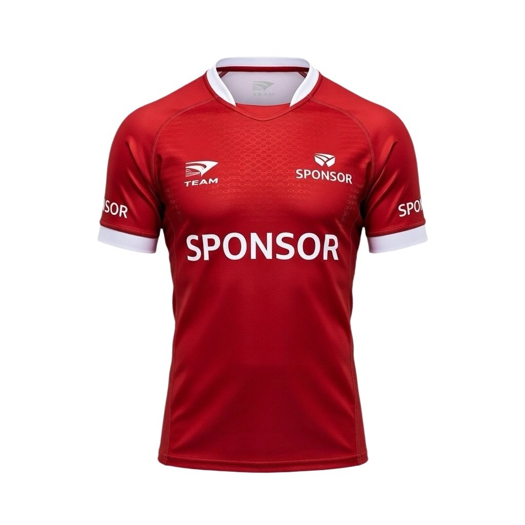 Custom Contact Performance Rugby Jersey manufactured with performance fabrics for rugby teams and sportswear brands.