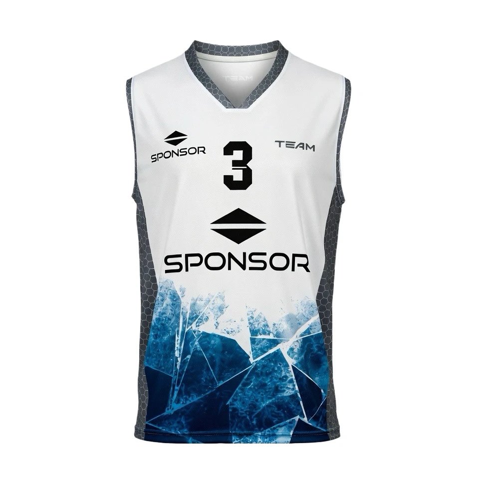 Custom Sleeveless Handball Jersey manufactured with performance fabrics for handball teams and sportswear brands.