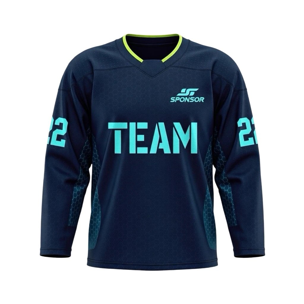 Custom Practice Ice Hockey Jersey manufactured with performance fabrics for ice hockey teams and sportswear brands.