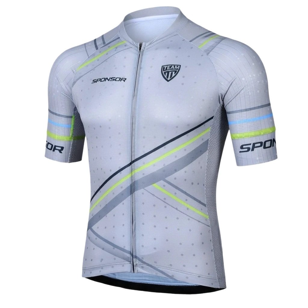 Custom elite aero cycling jersey manufactured with aerodynamic stretch fabric for race teams and cycling brands.