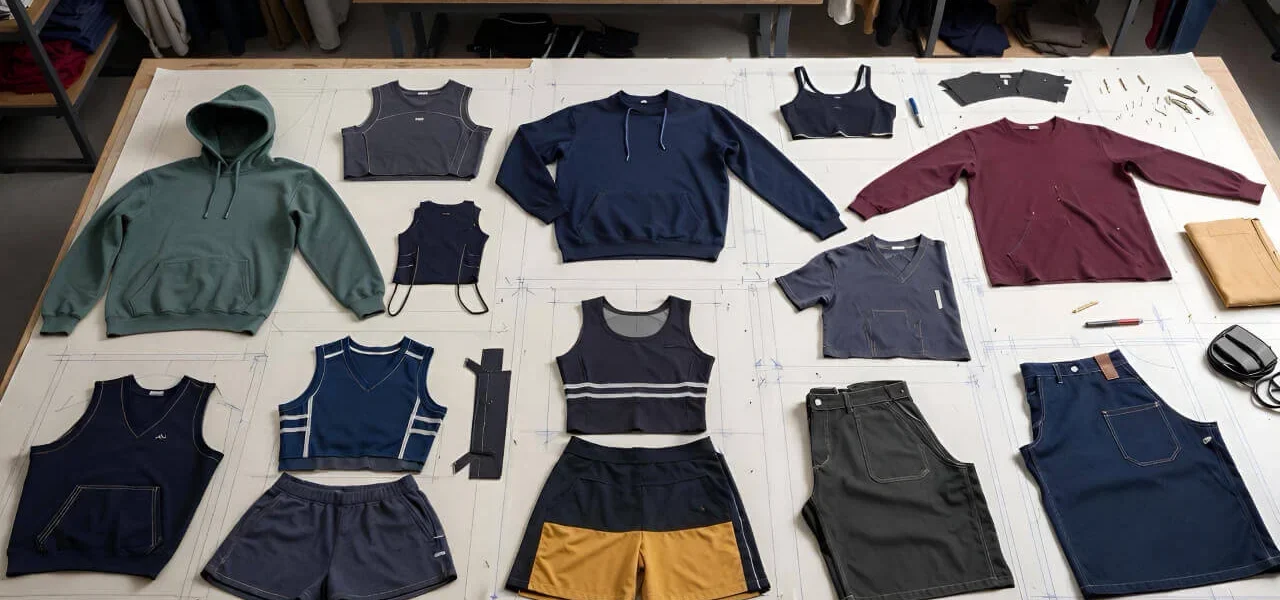 Garment sample development for fit, fabric and construction testing by Hesson Apparel