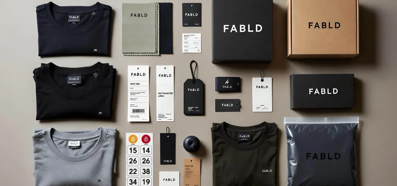 Custom clothing labels, tags and packaging solutions for apparel brands by Hesson Apparel